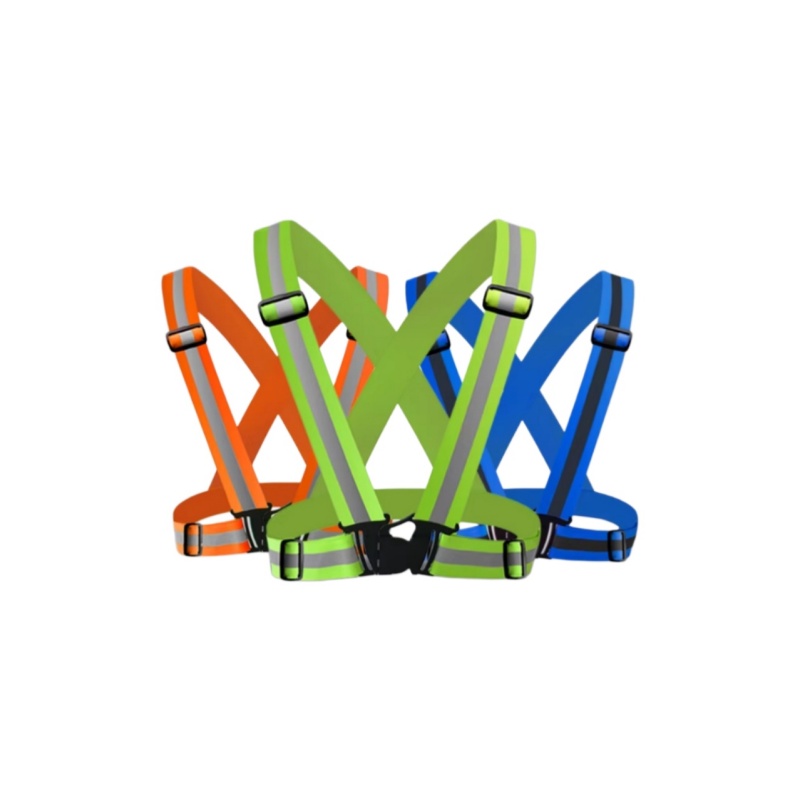 High Visibility Adjustable Safety Vest Harness for Night Running and Construction - Dragon Uniform & Apparel