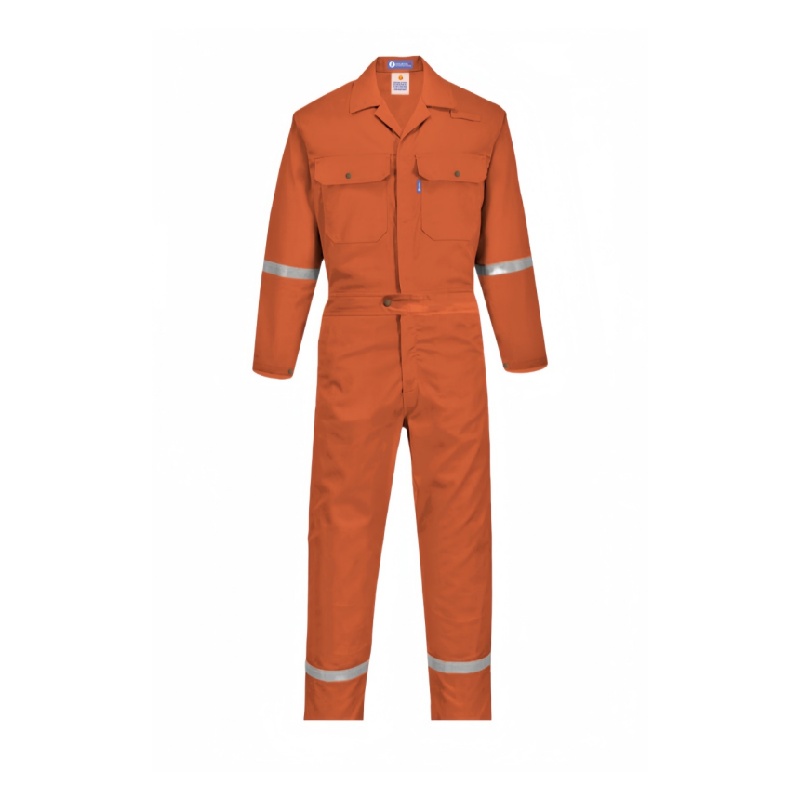 High-Visibility Flame Retardant Safety Coverall Boiler Suit for Industrial Work - Dragon Uniform