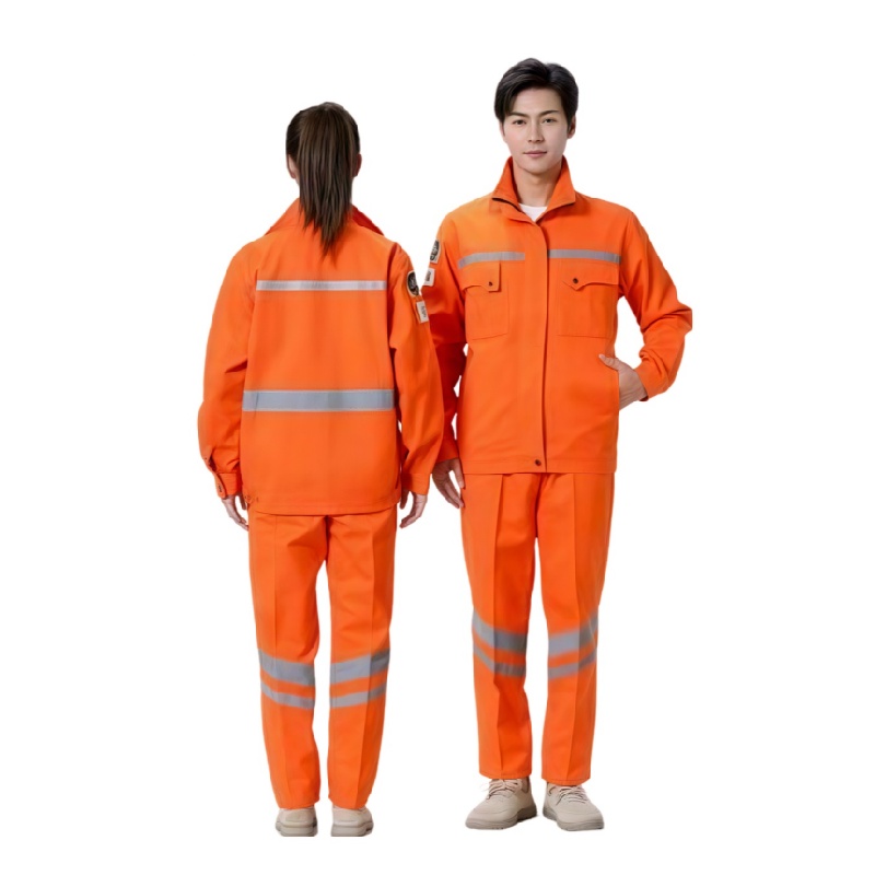 High-Visibility Flame Retardant Workwear Uniform Suit for Industrial Safety - Dragon Uniform