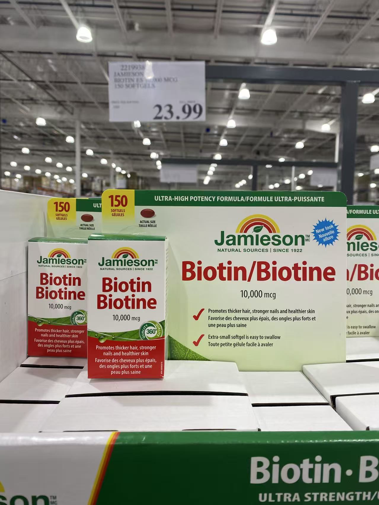 Jamieson Biotin/Biotine  10,000mcg