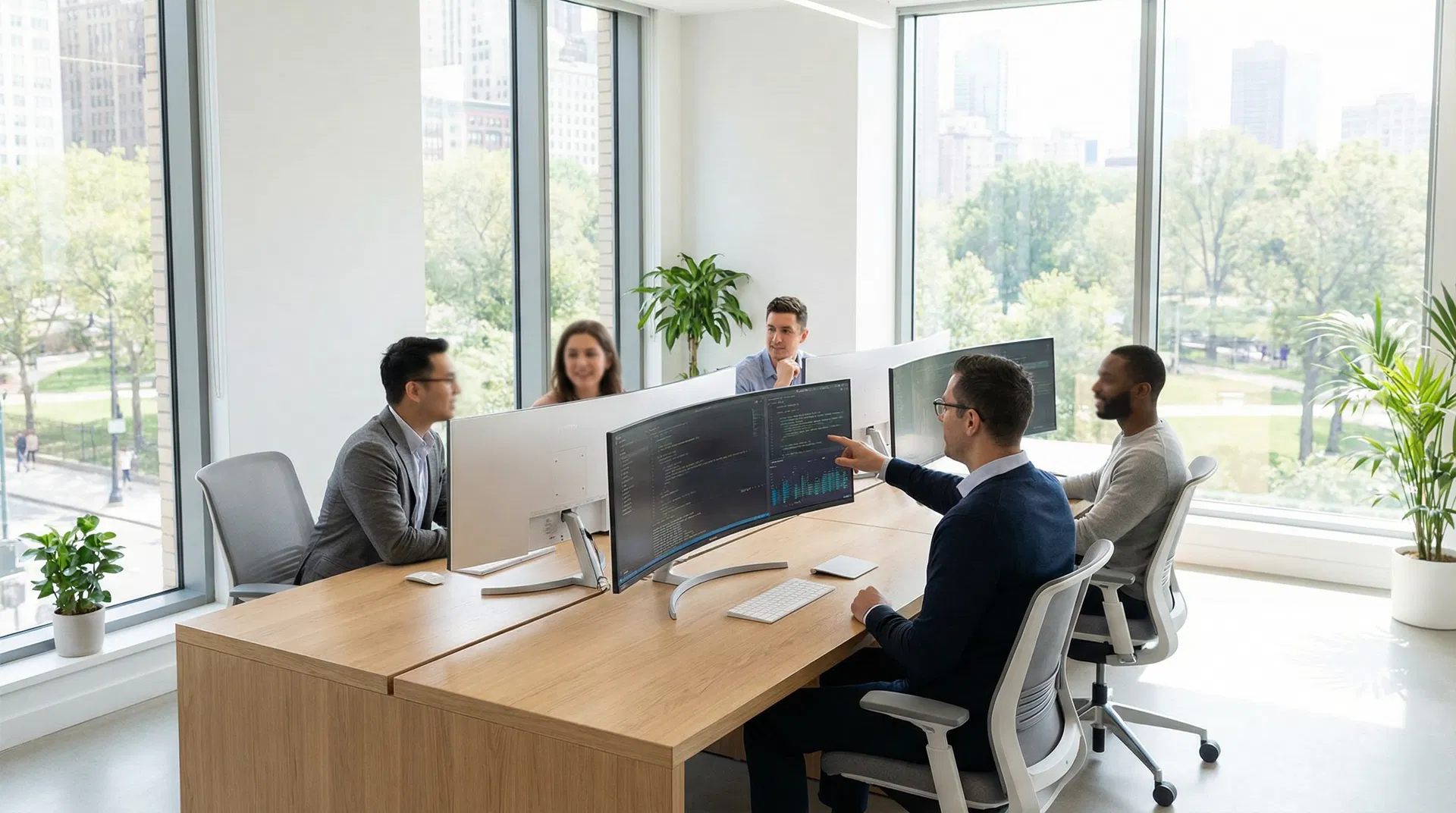 Codevra engineering team collaborating in Shenzhen office