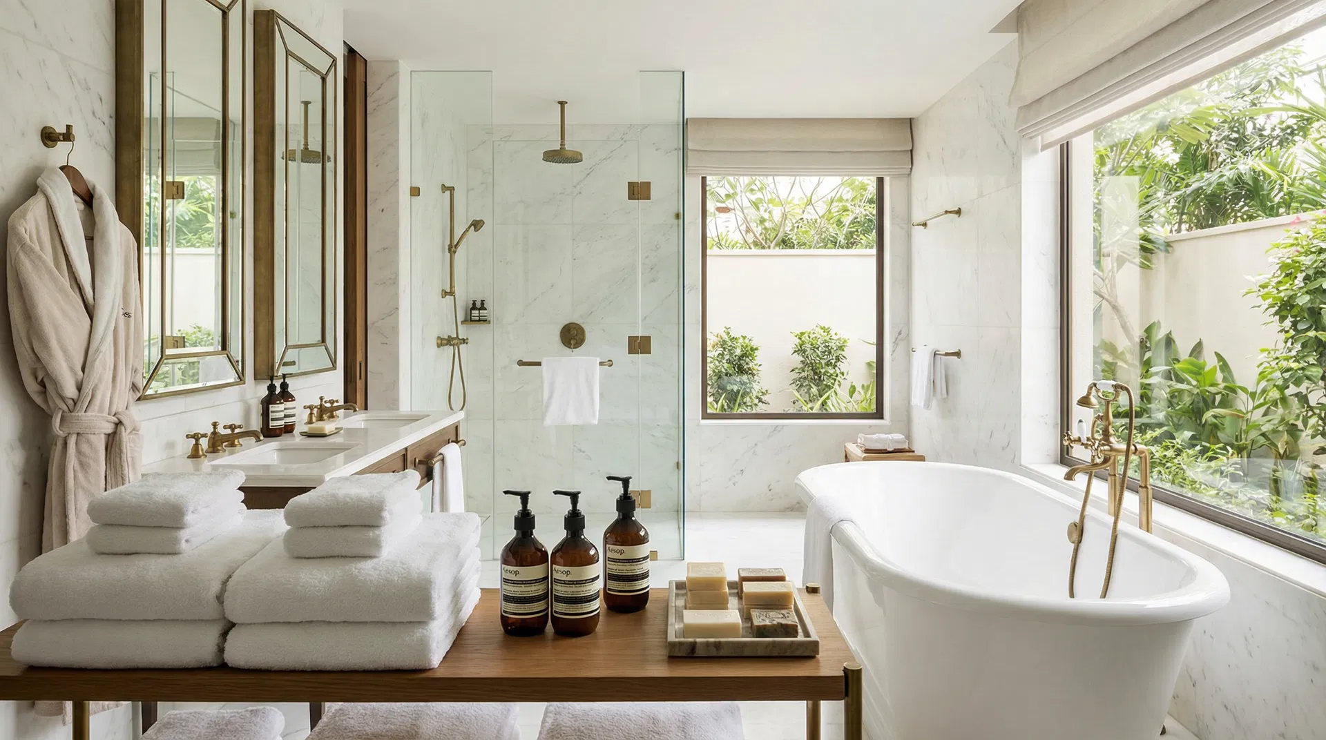 Premium Bath & Amenities