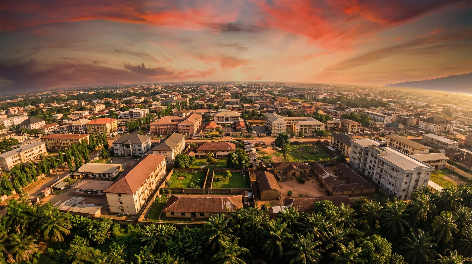 Benin City skyline