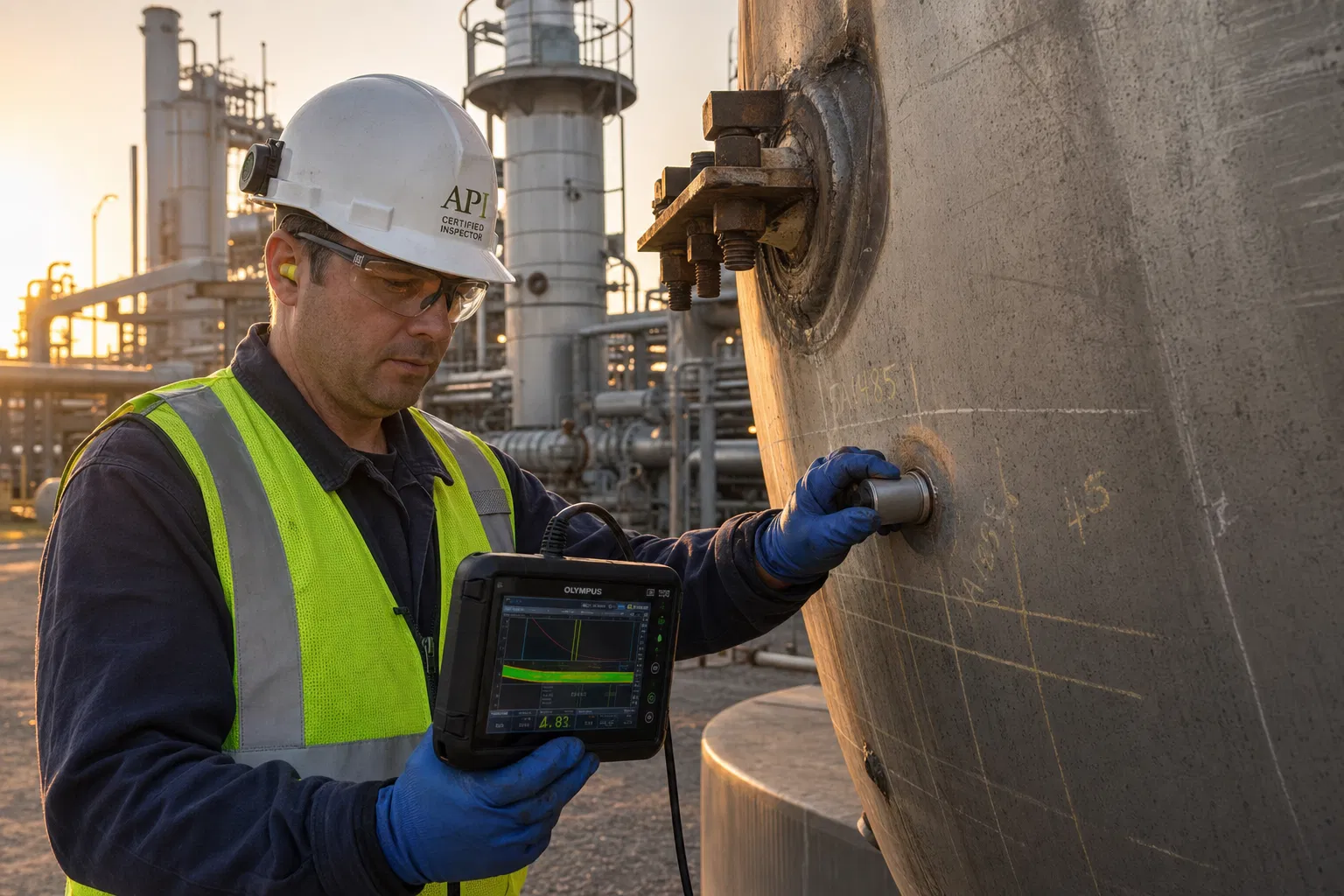 OilPro inspector in the field