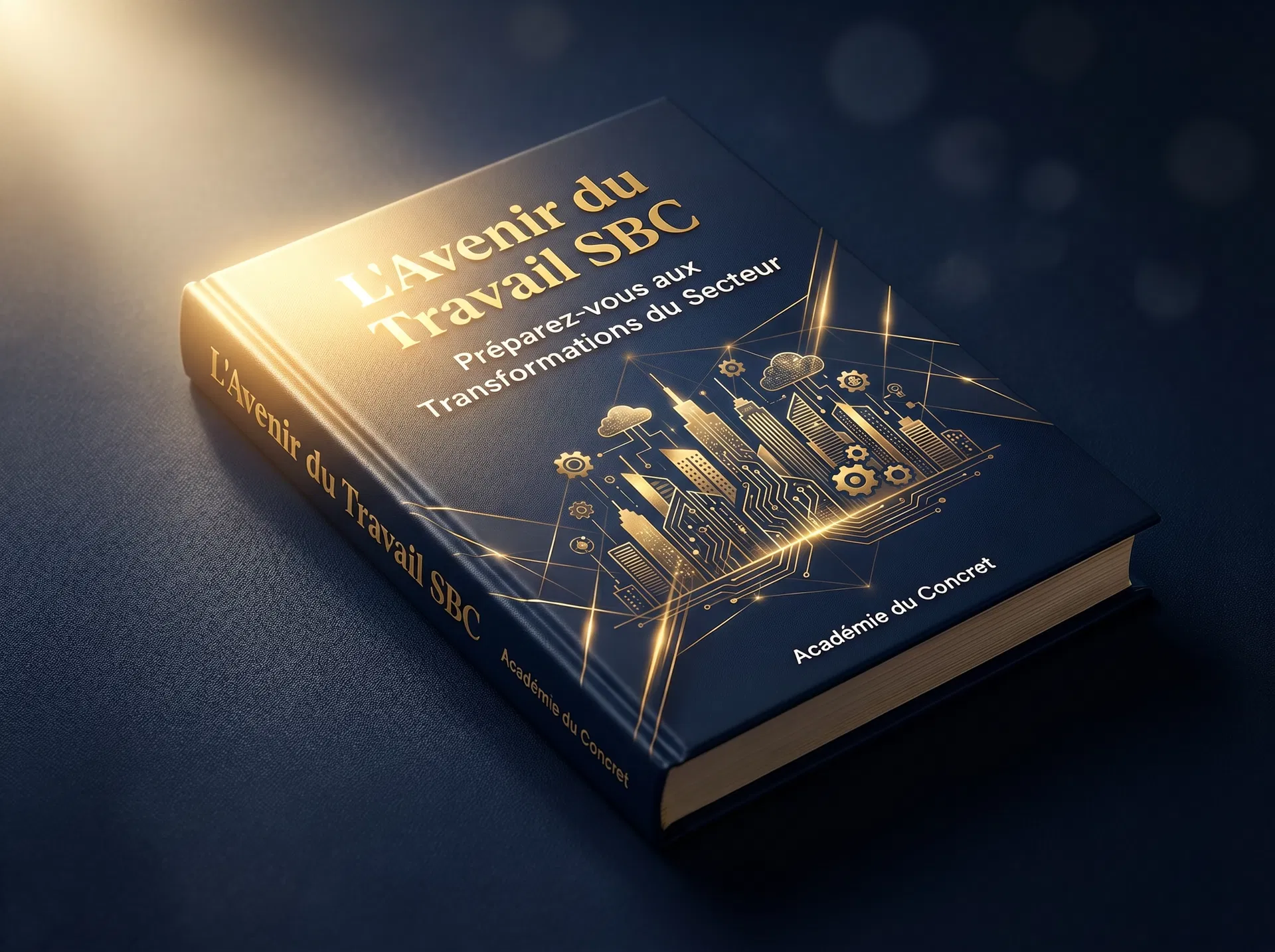 Mockup 3D — L'Avenir du Travail SBC