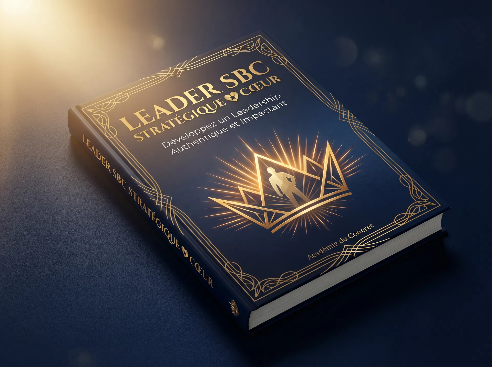 Mockup 3D — Leader SBC Stratégique — CŒUR