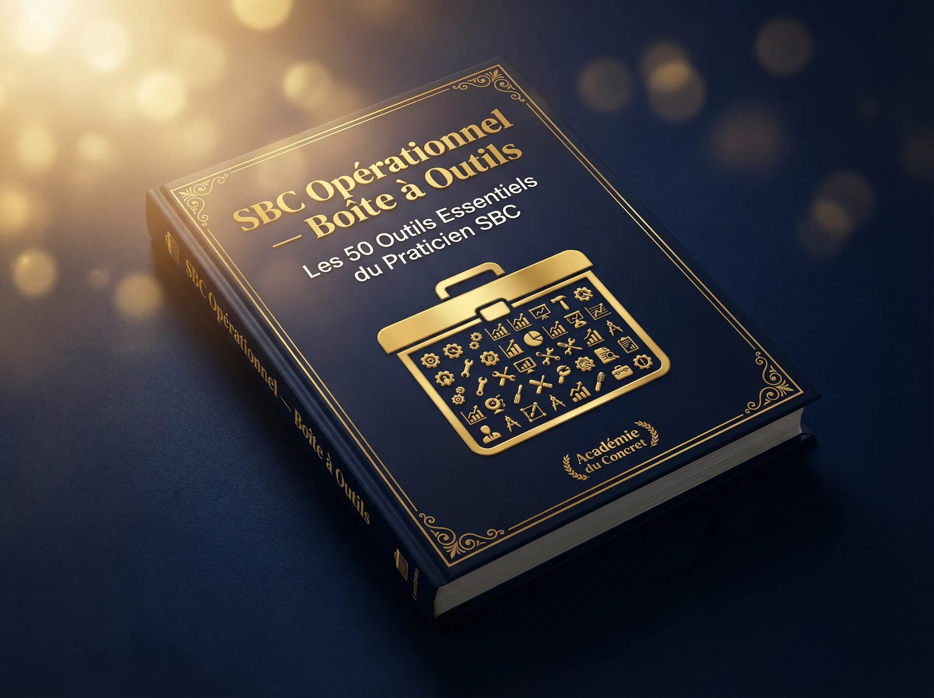 Mockup 3D — SBC Opérationnel — Boîte à Outils