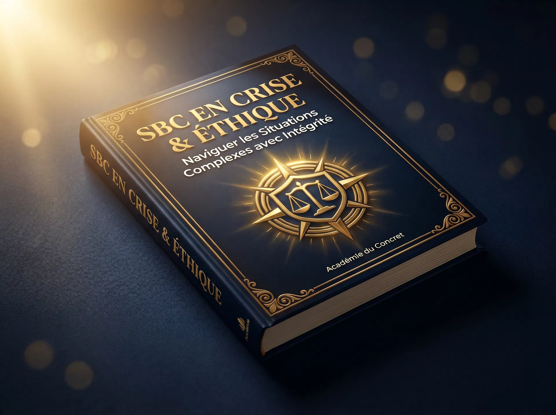 Mockup 3D — SBC en Crise & Éthique