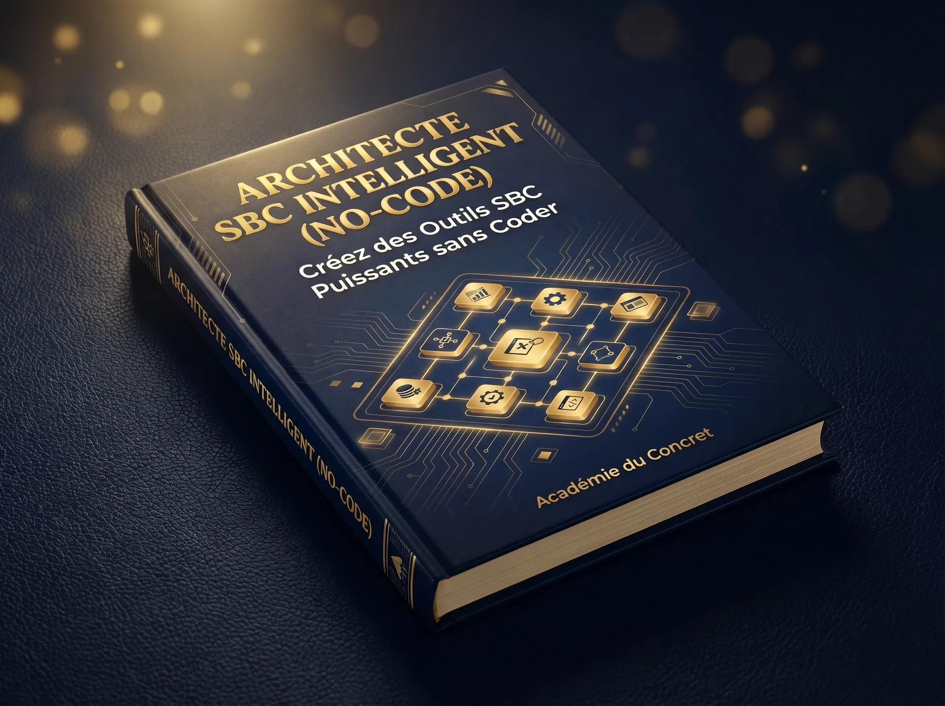 Mockup 3D — Architecte SBC Intelligent (No-Code)