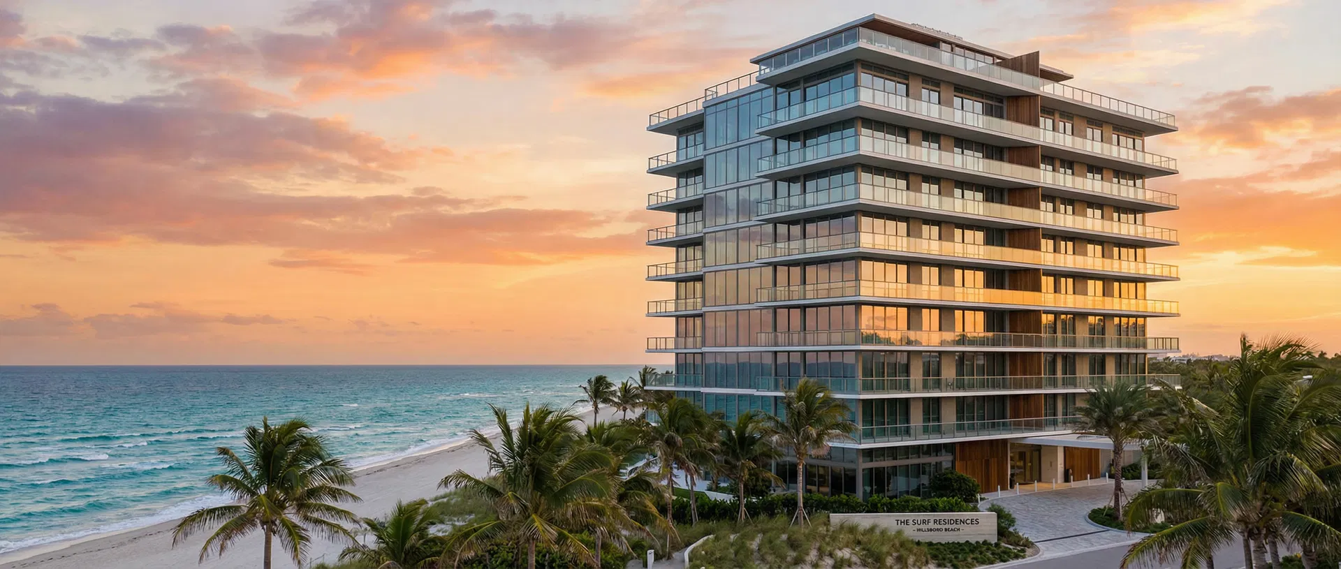 Luxury oceanfront living on Hillsboro Beach