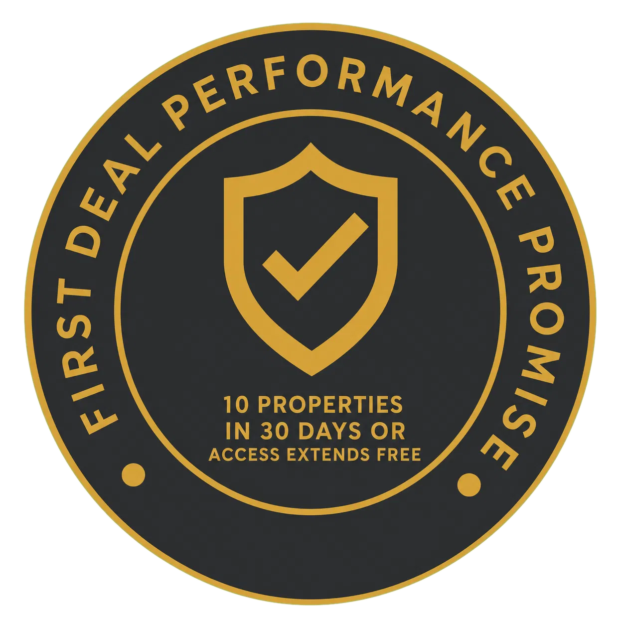 First Deal Performance Promise