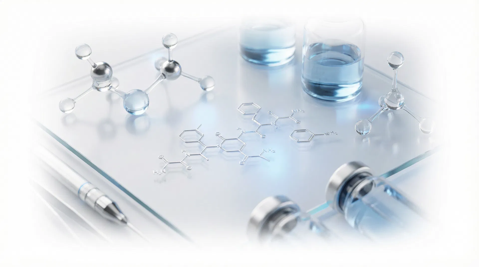 Abstract peptide molecular surface