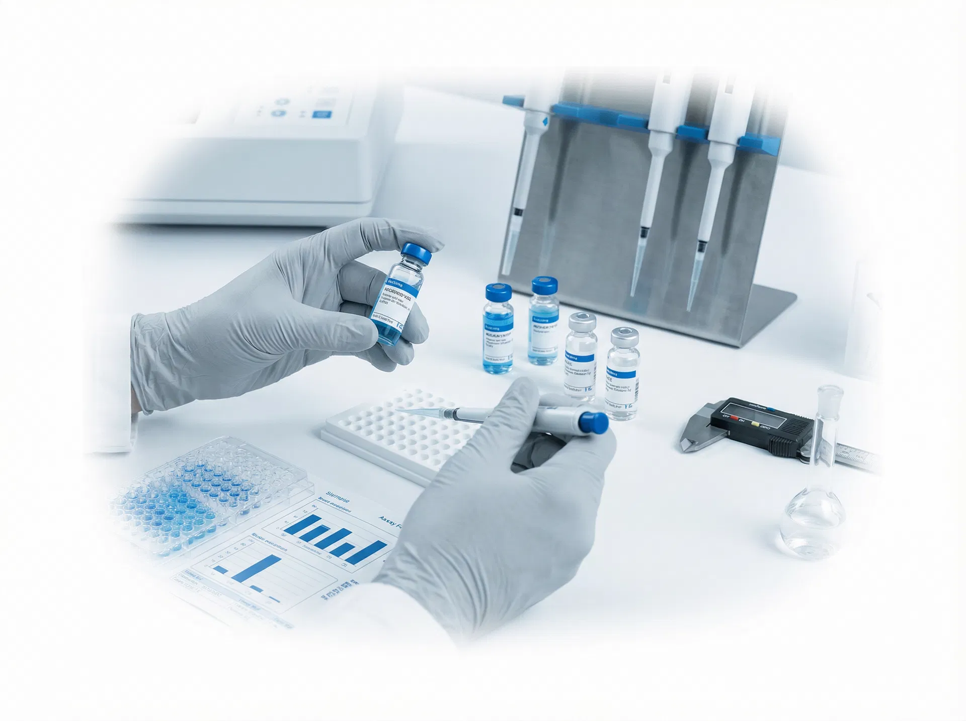 Peptide quality handling and validation materials