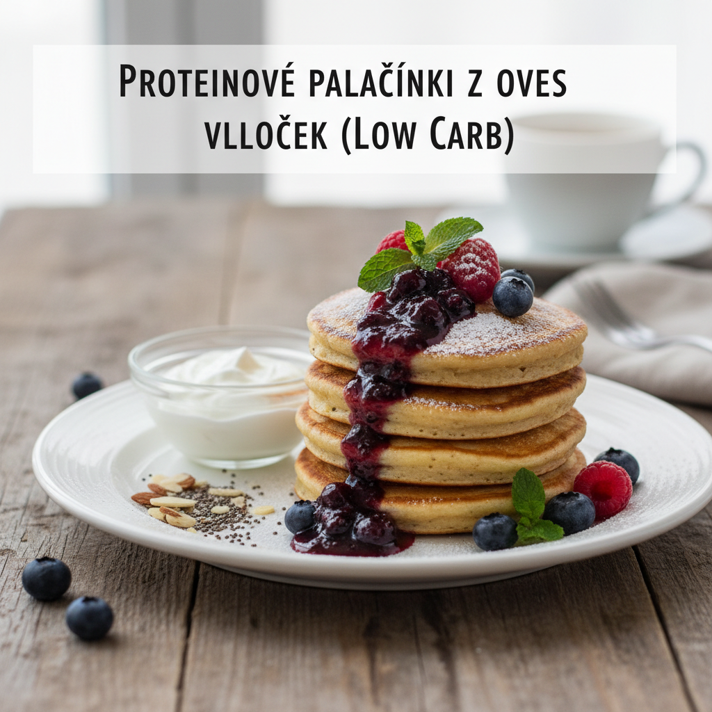 Proteinové palačinky z ovesných vloček (Low Carb)