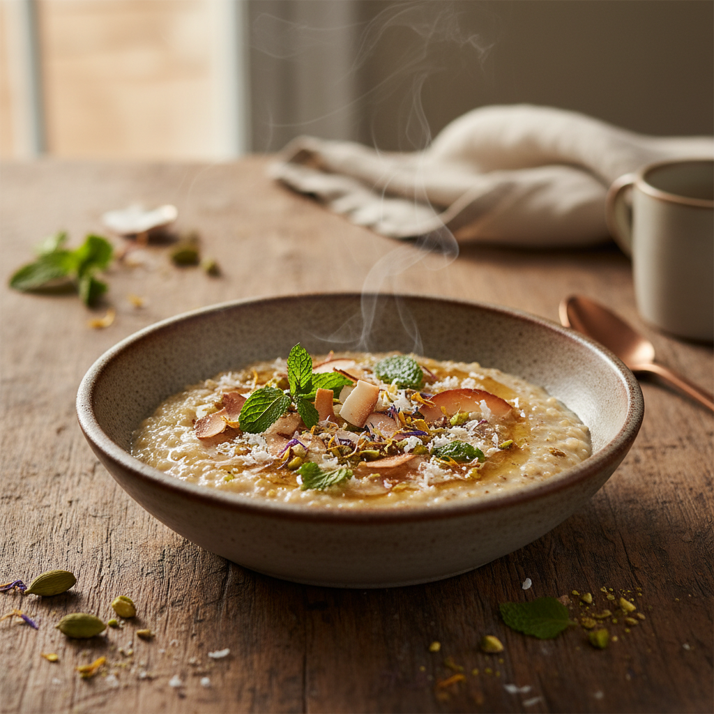 Quinoa kaše s kokosem a kardamomem (Gluten-Free)
