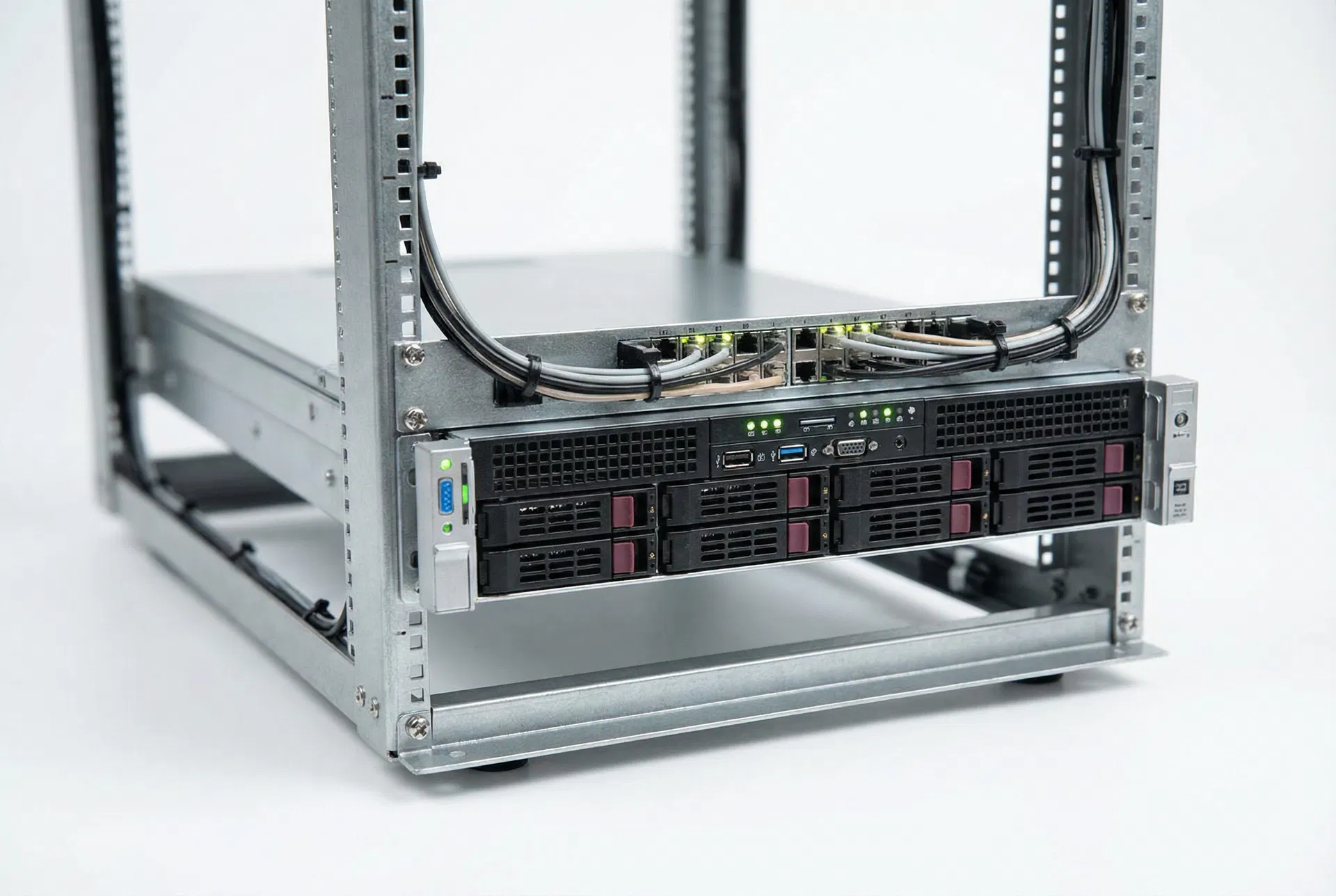 IT展示会 サーバーラックのミニチュアをエンジニアに配布