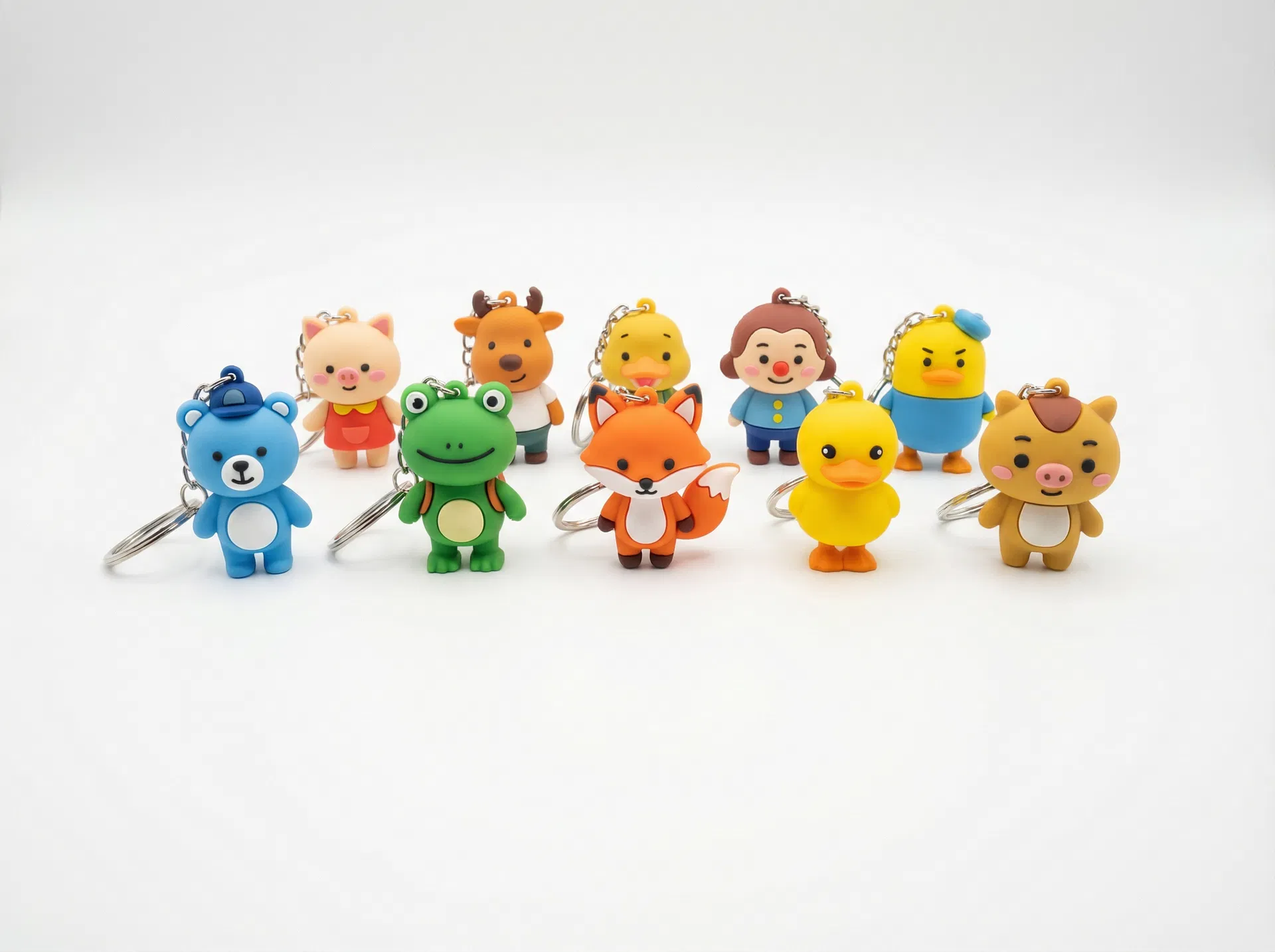 食品メーカーがペットボトルにつけるマスコットおまけを展開