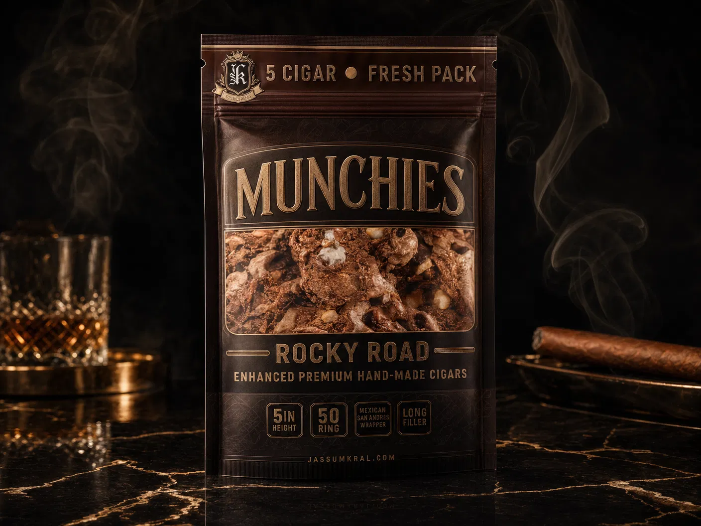 Munchies Rocky Road flavored cigar by JSK