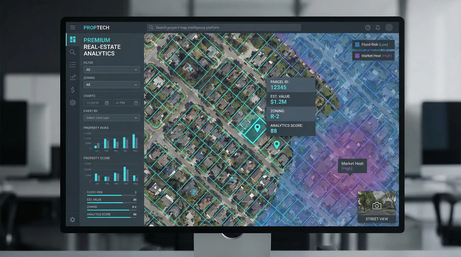 Parcel-level intelligence with GIS boundaries