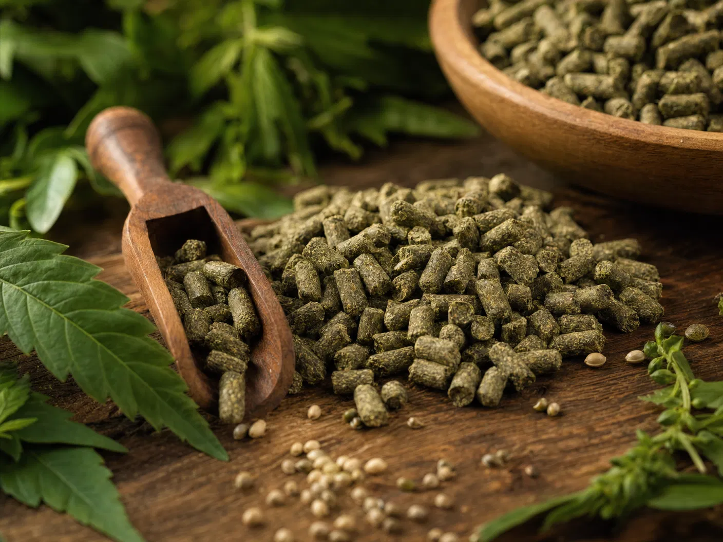 GFS Stress Free Feed — organic hemp biomass horse feed pellets