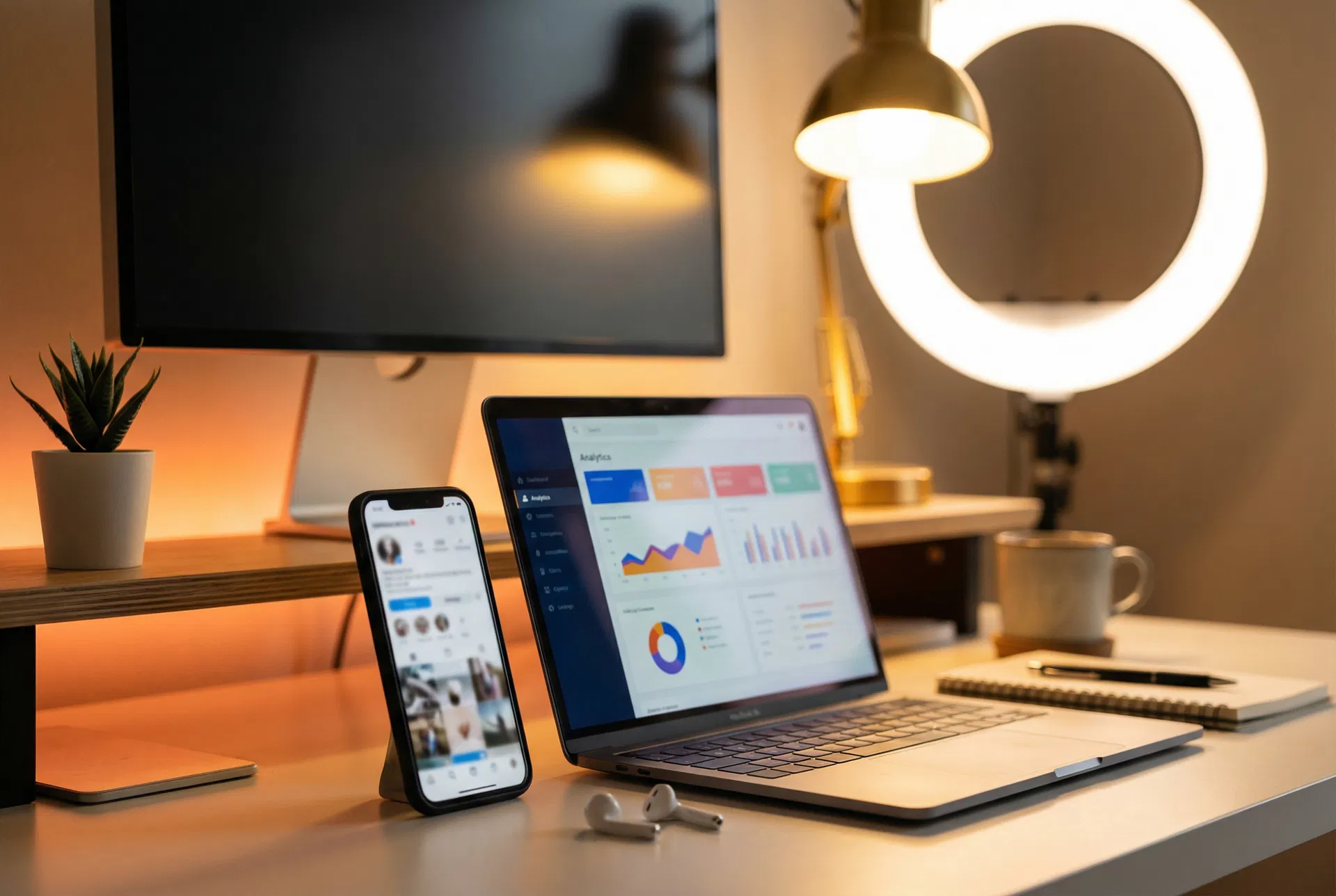 Social media workspace