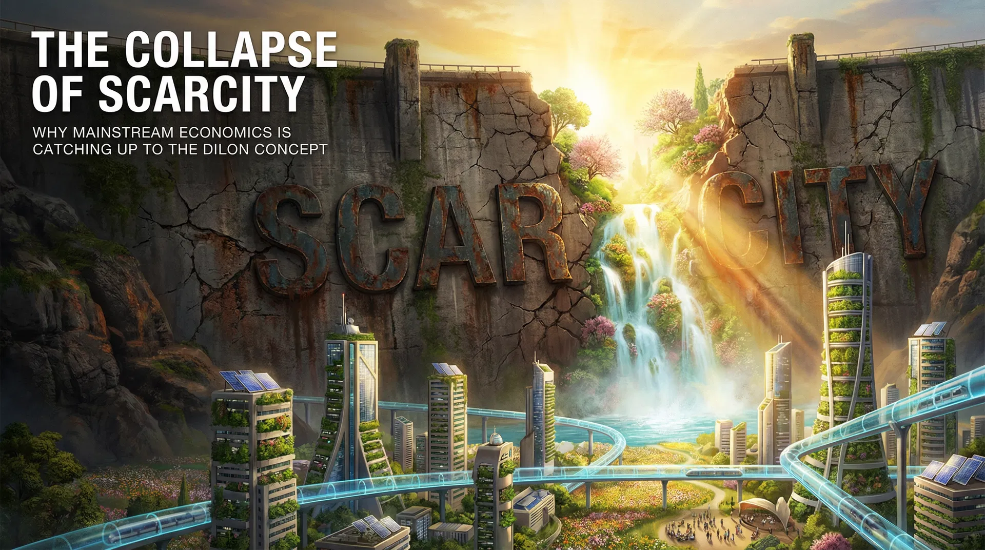 The Collapse of Scarcity: Why Mainstream Economics is Catching Up to the Dilon Concept