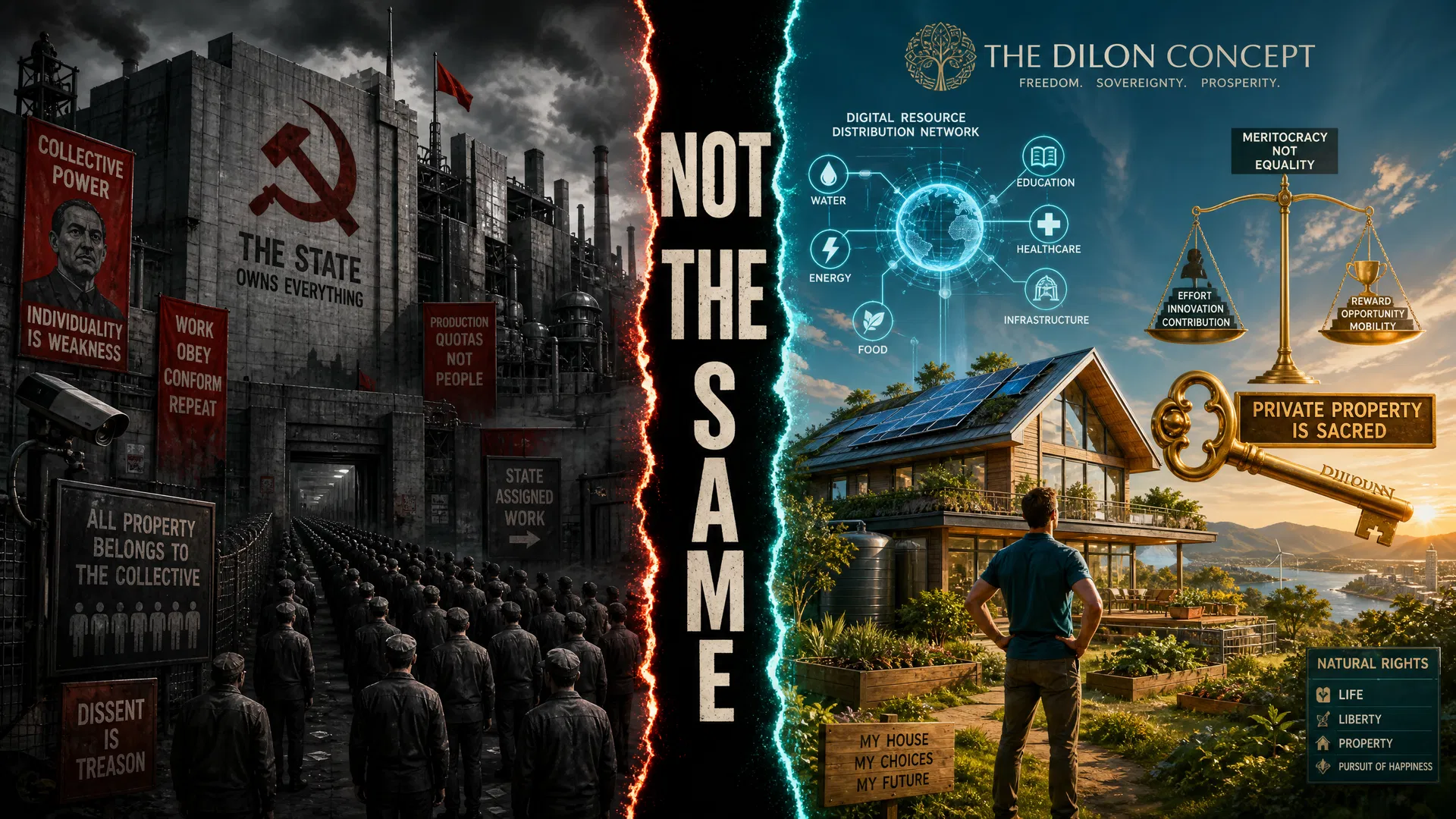 The Dilon Concept Is Not Communism — Here Are 8 Reasons Why