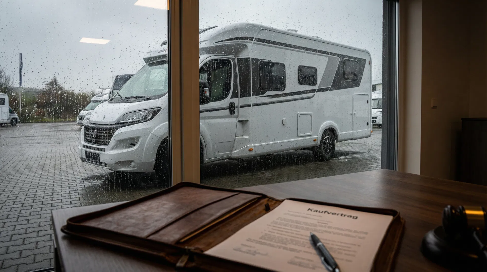 Wohnmobil im Regen – Wasserschaden und Kaufvertrag mit Zusicherung kein Wasserschaden
