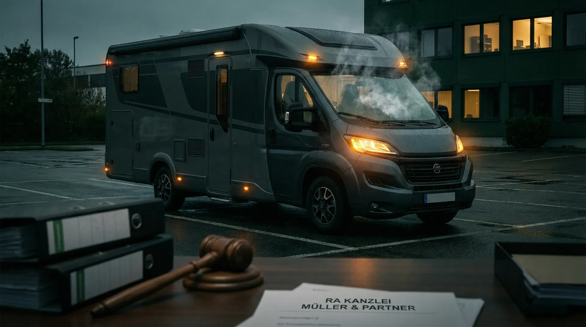 Wohnmobil Fahrzeugbrand durch fehlerhafte Elektroinstallation – OLG Brandenburg