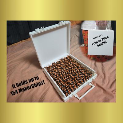 MakerChip Carrying Case with Print-in-Place Handle