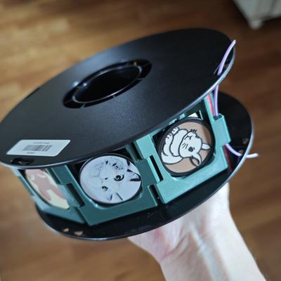 スプール巻取り式メーカーチップホルダー