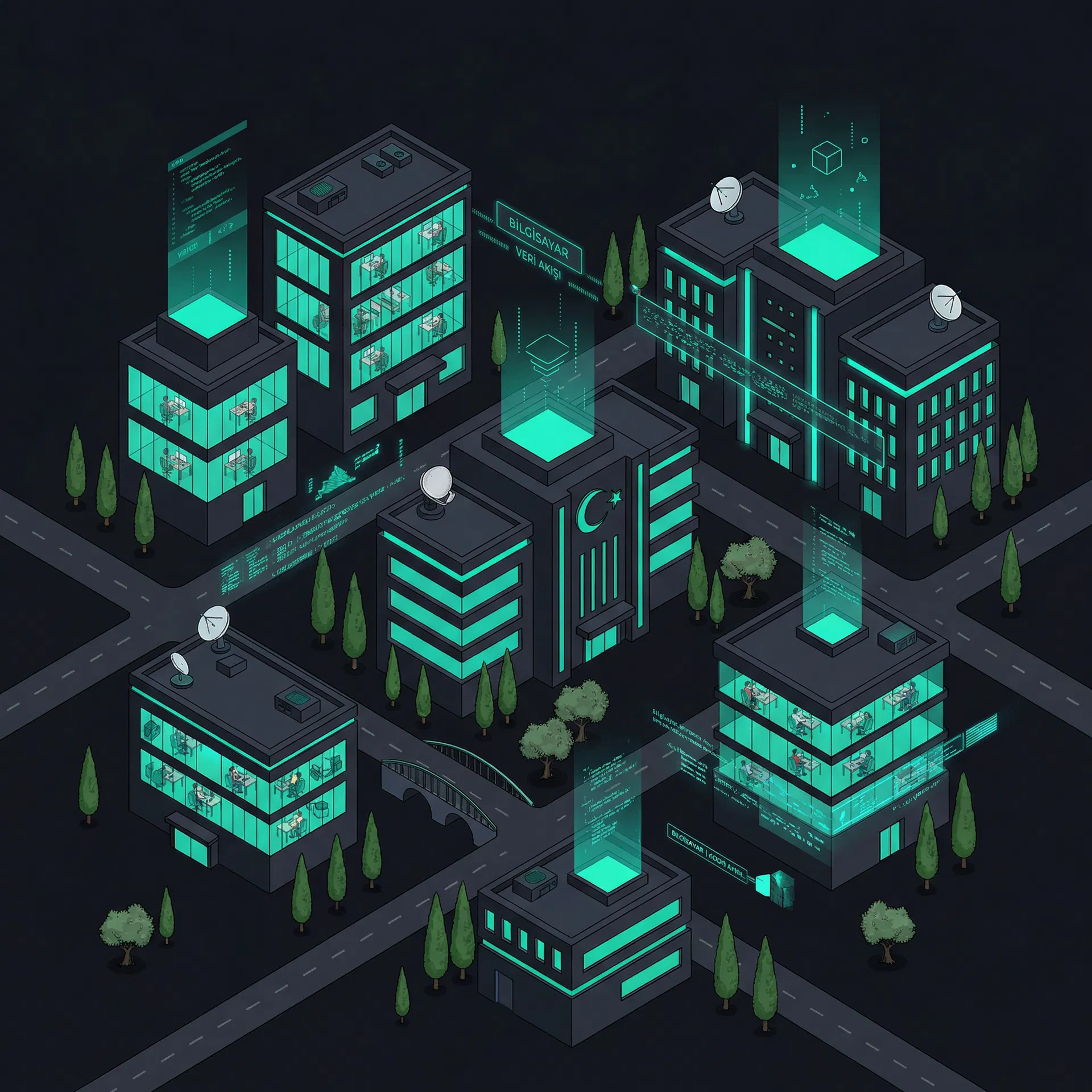 Turkish Technopark Illustration