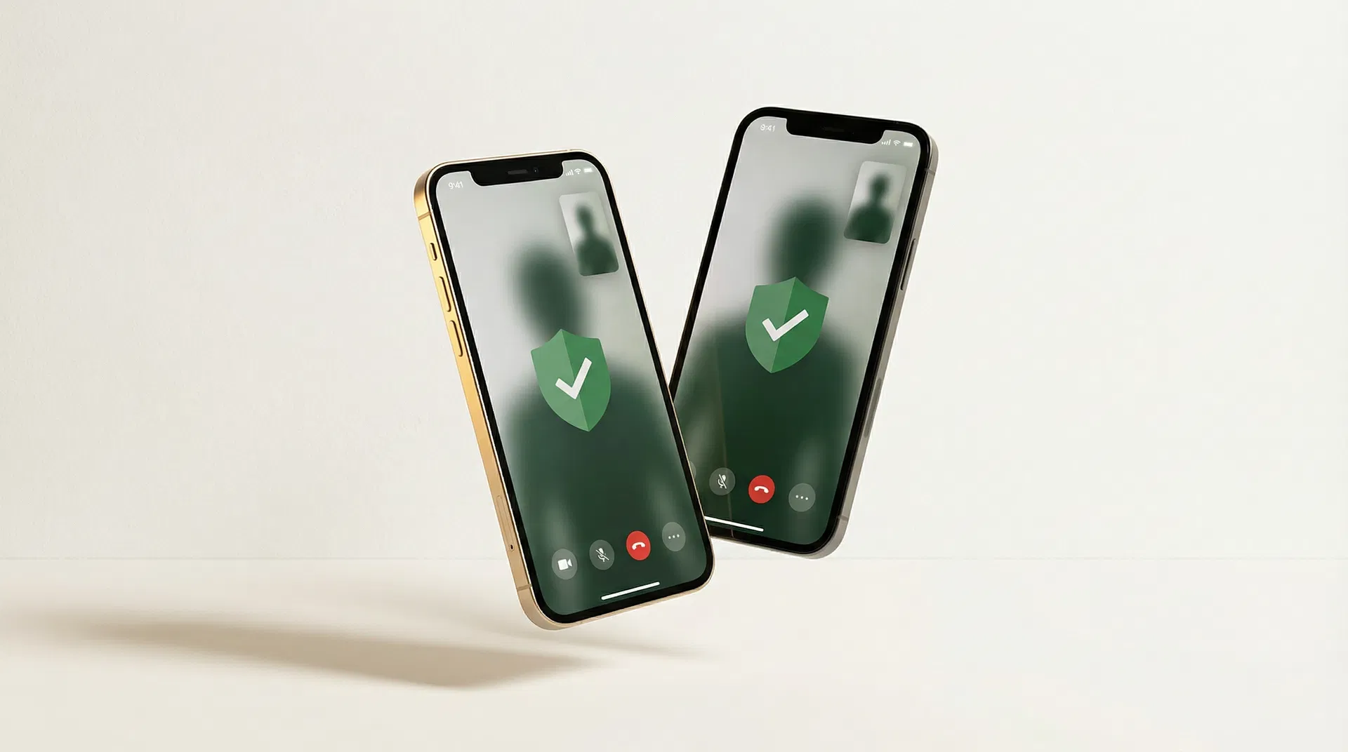 VideoVerify.Me video verification on two smartphones