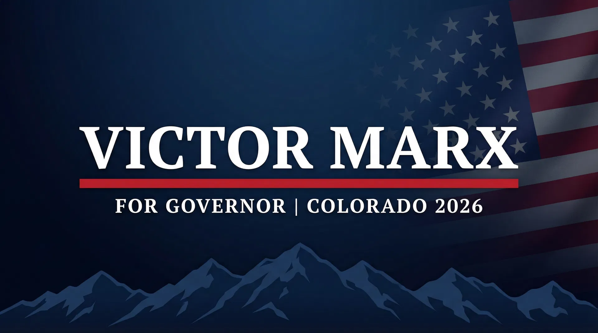 Victor Marx for Governor — Colorado 2026