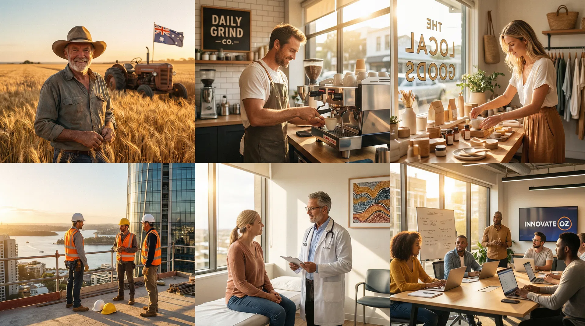 Diverse Australian businesses