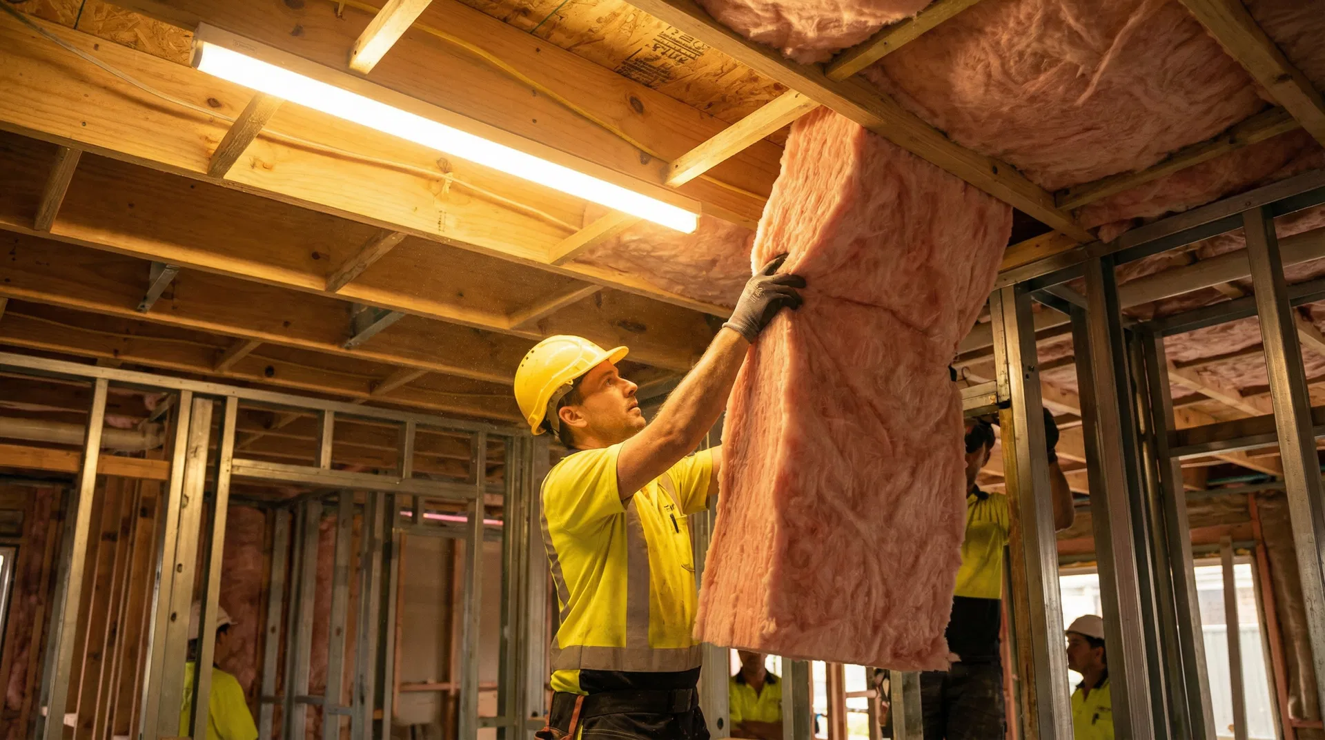 Professional insulation installation