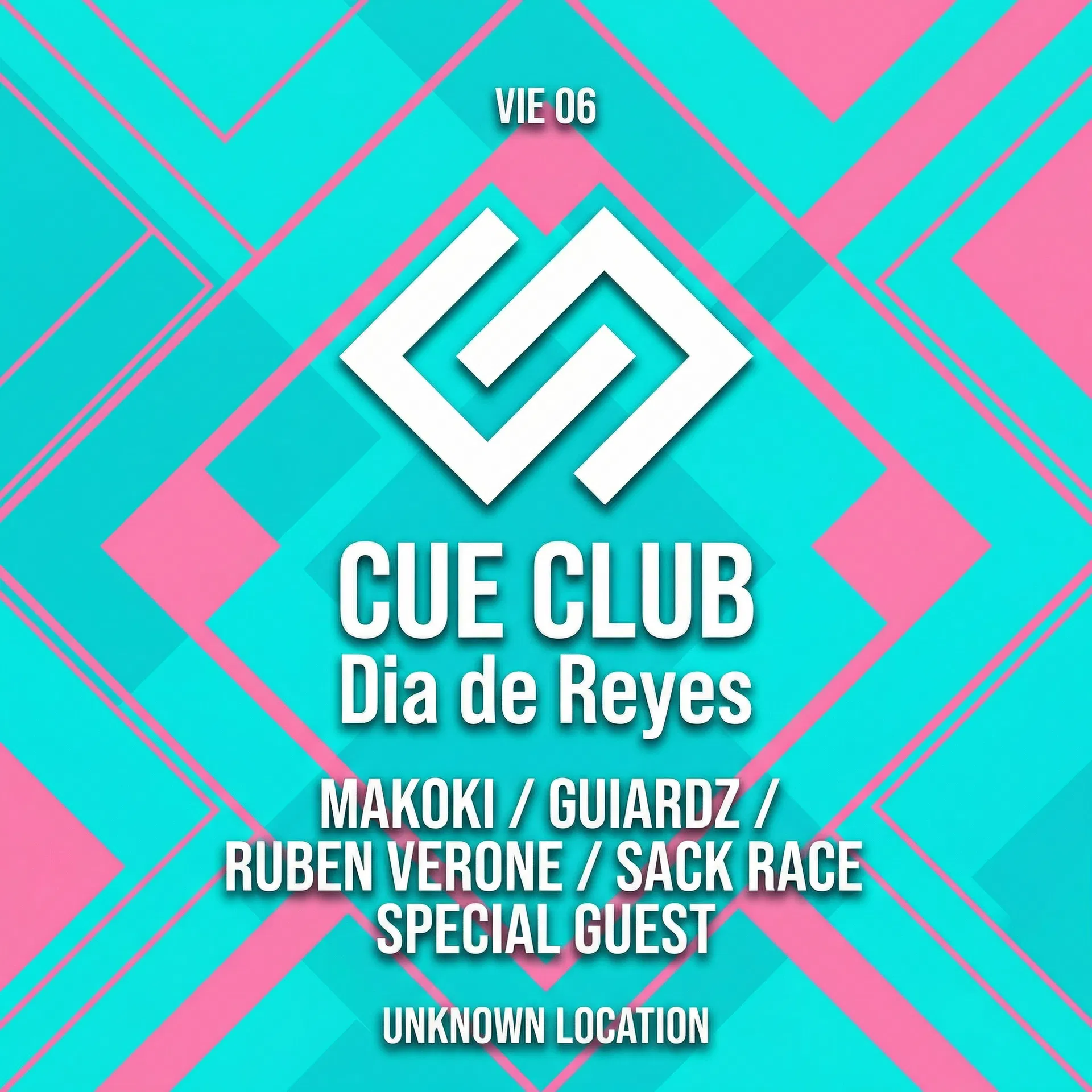 Cartel CUE CLUB 2.0 Reyes 2023 - 06 ENE 2023