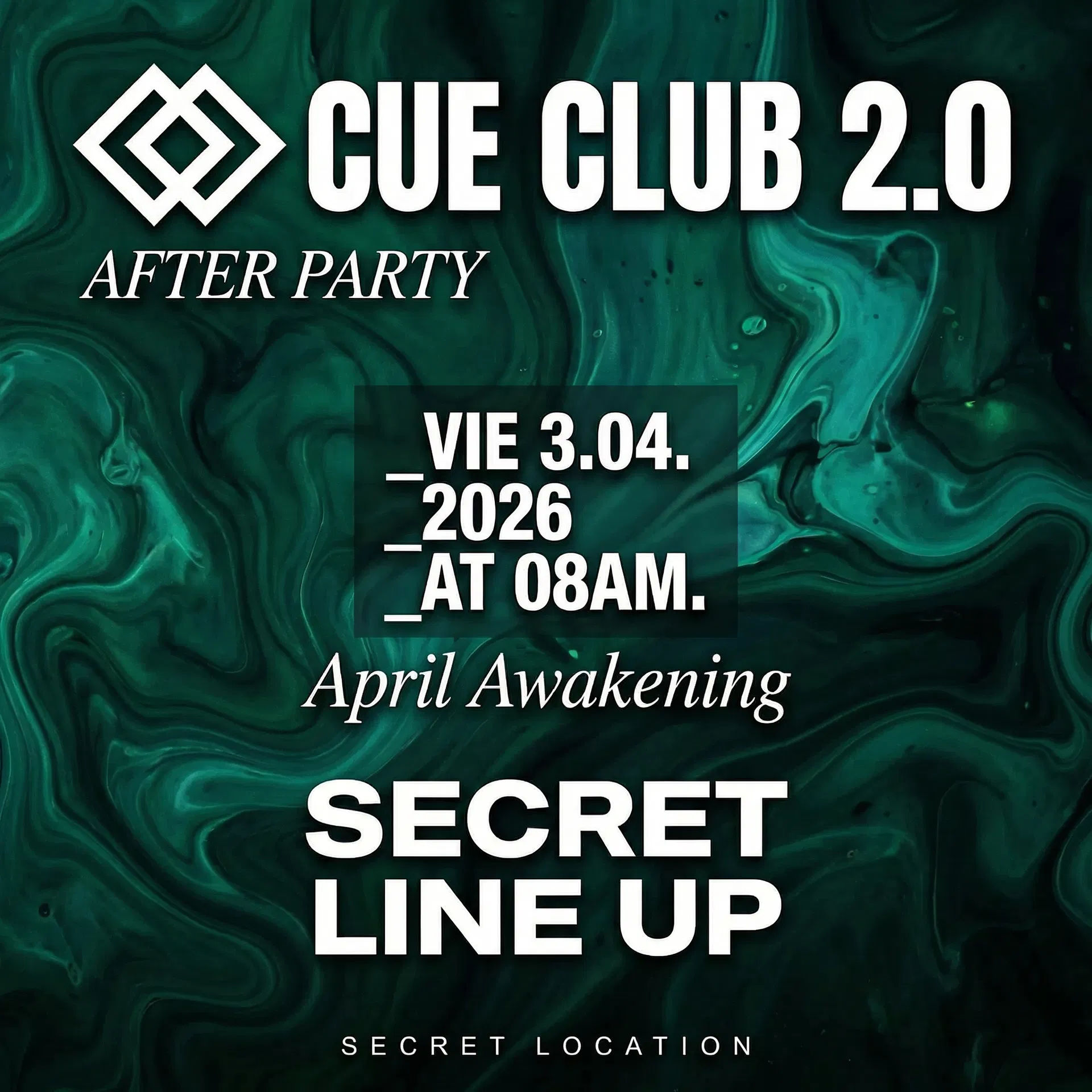 Cartel CUE CLUB 2.0 — April Awakening