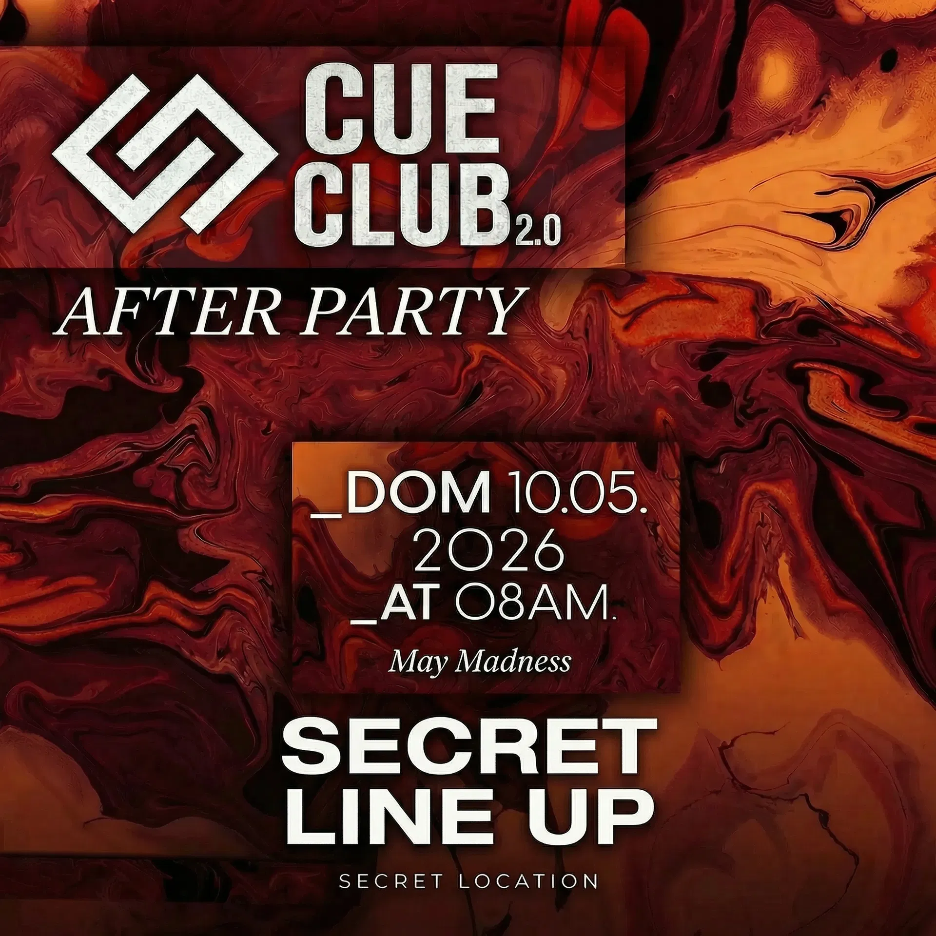 Cartel CUE CLUB 2.0 — May Madness