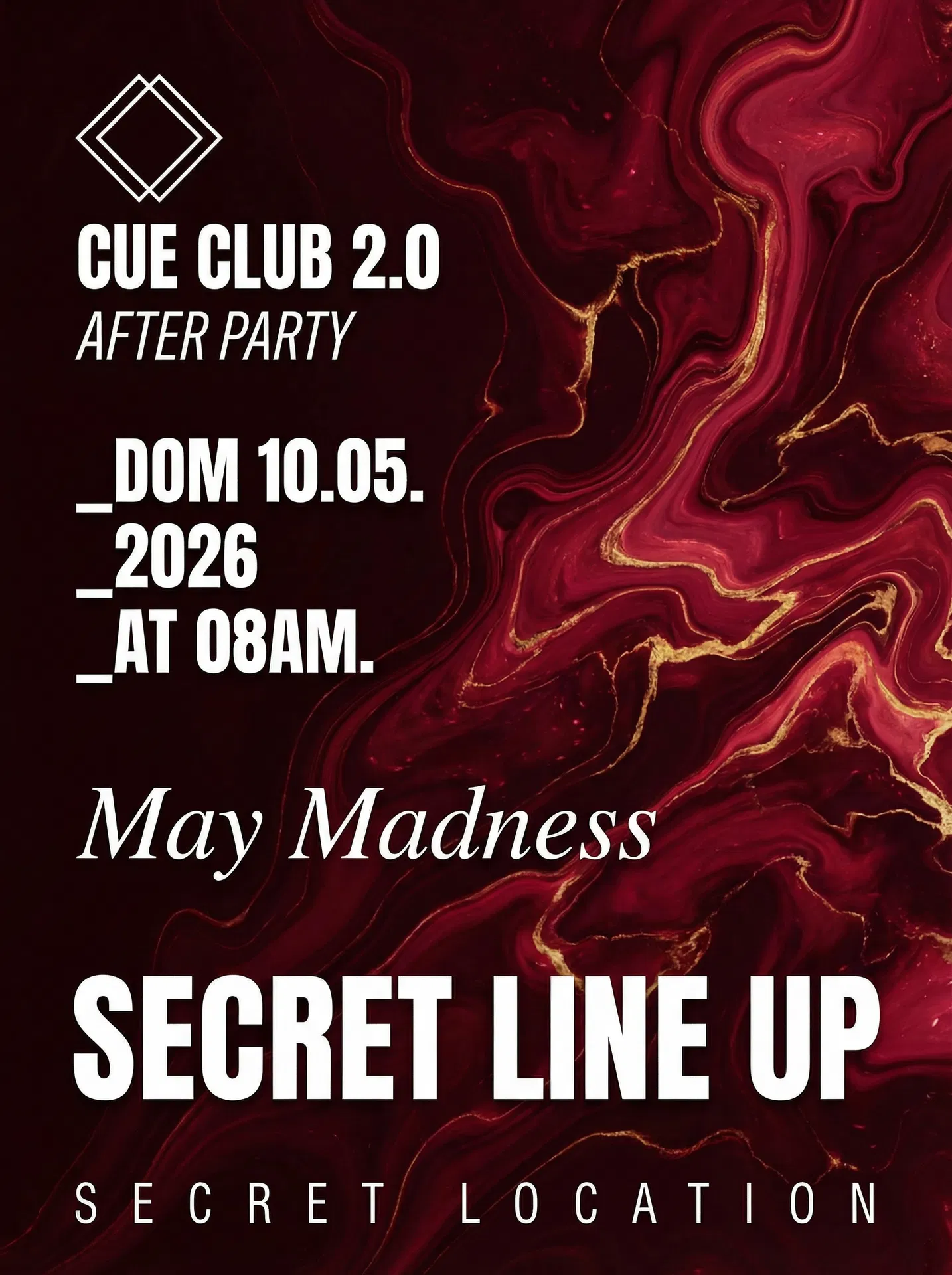 Cartel CUE CLUB 2.0 — May Madness
