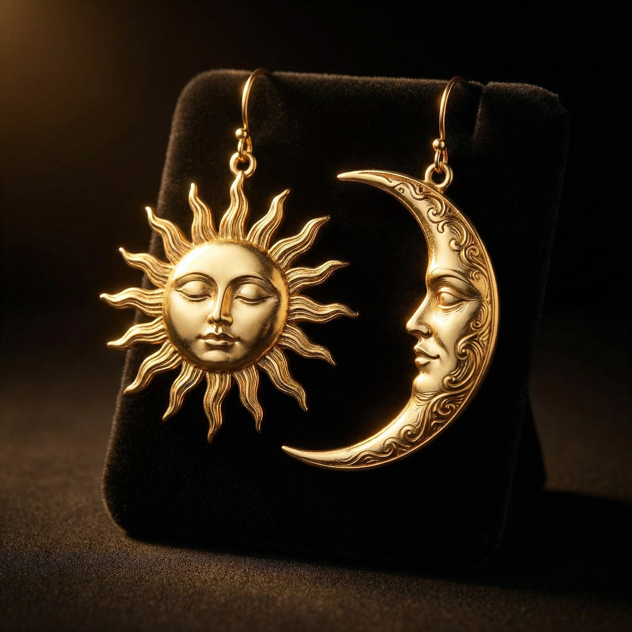 Pendientes Sol y Luna