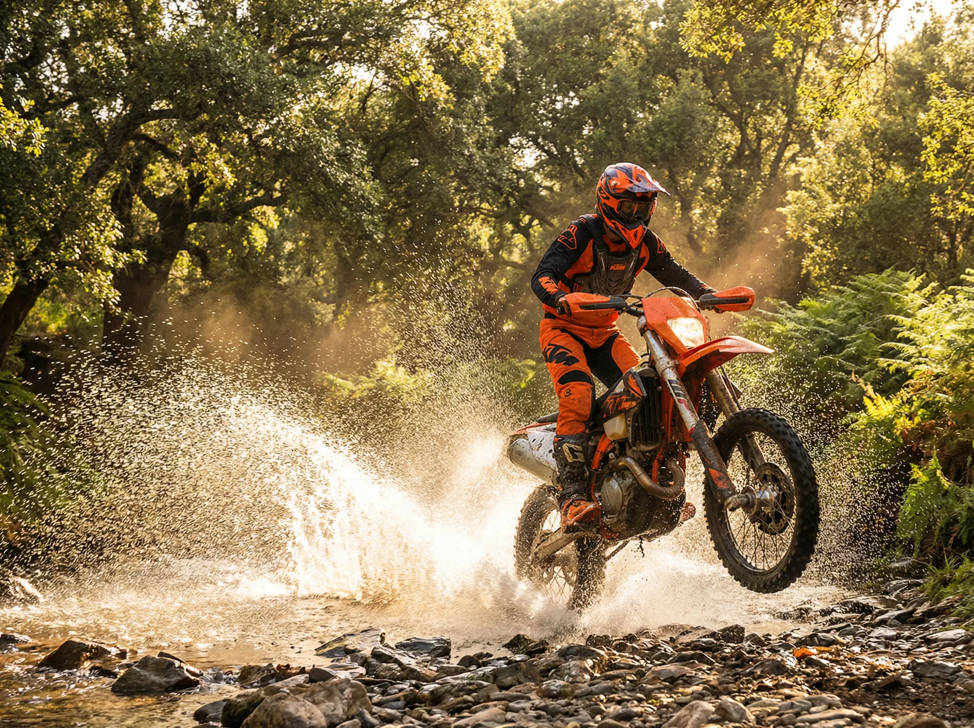 Moto water crossing