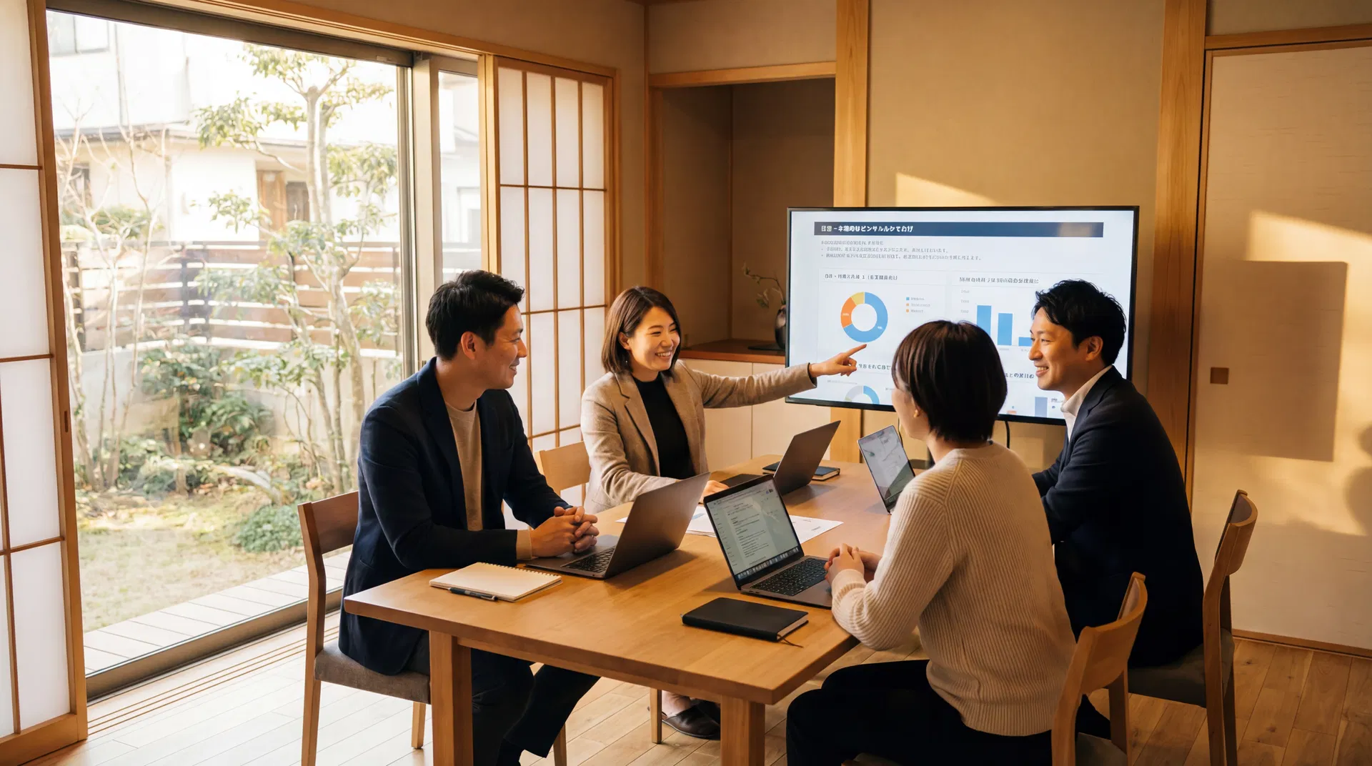 データ活用コンサルティングミーティングの様子