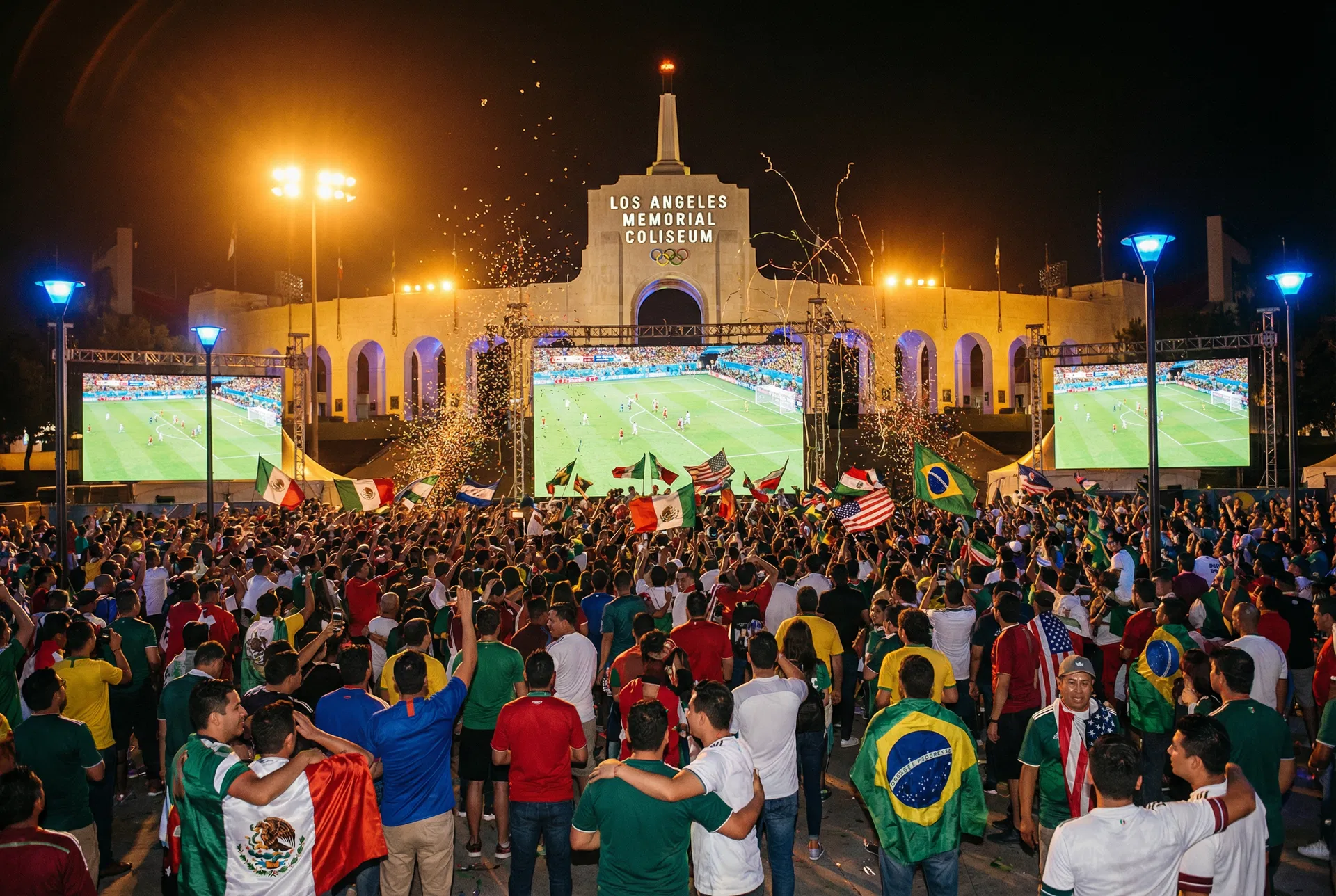 FIFA Fan Festival at LA Memorial Coliseum