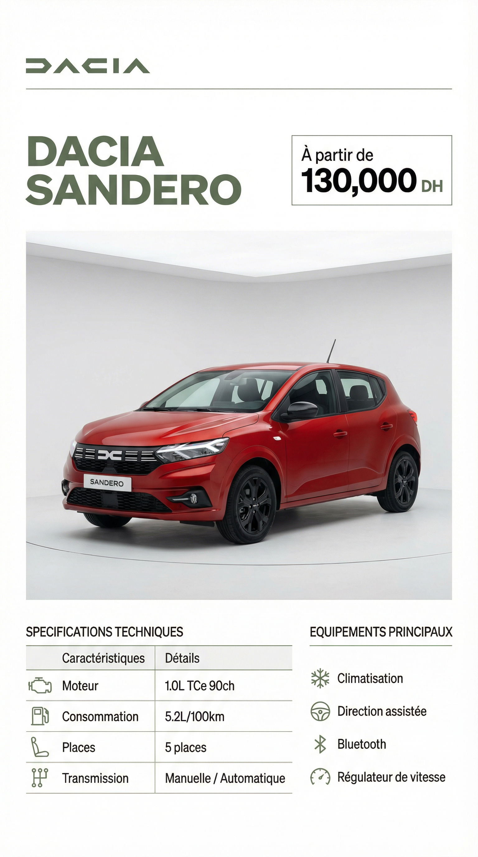 Page 1 Catalogue Dacia Maroc Maroc - Catalogue Dacia Maroc - Offres Janvier 2025