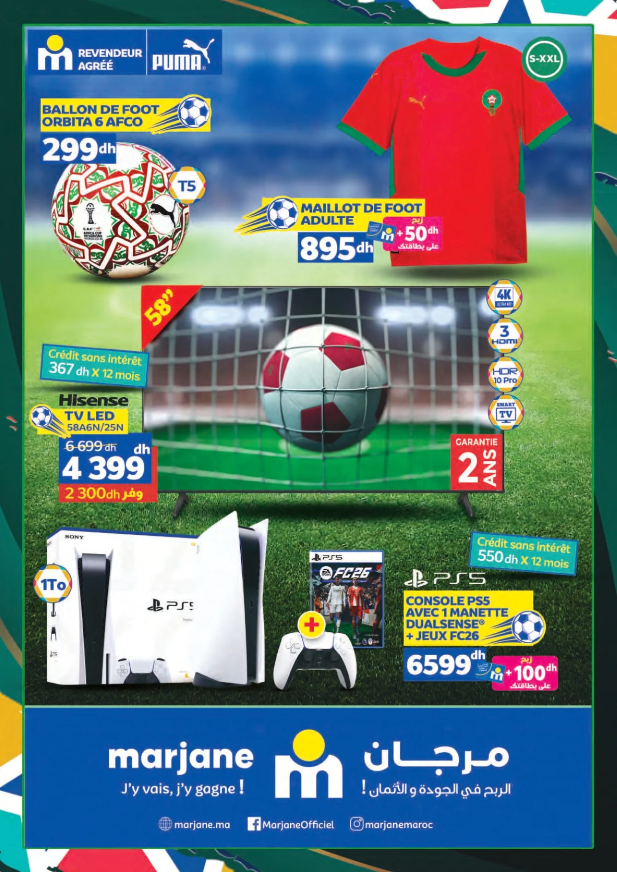 TV LED 58A6N/25N Maroc