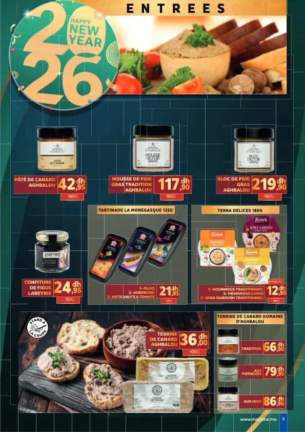 Terrine de Canard Domaine d'Aghbalou Tradition Maroc