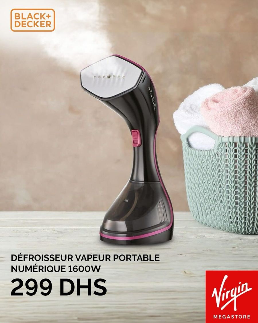 Défroisseur Vapeur Portable Numérique 1600W Maroc