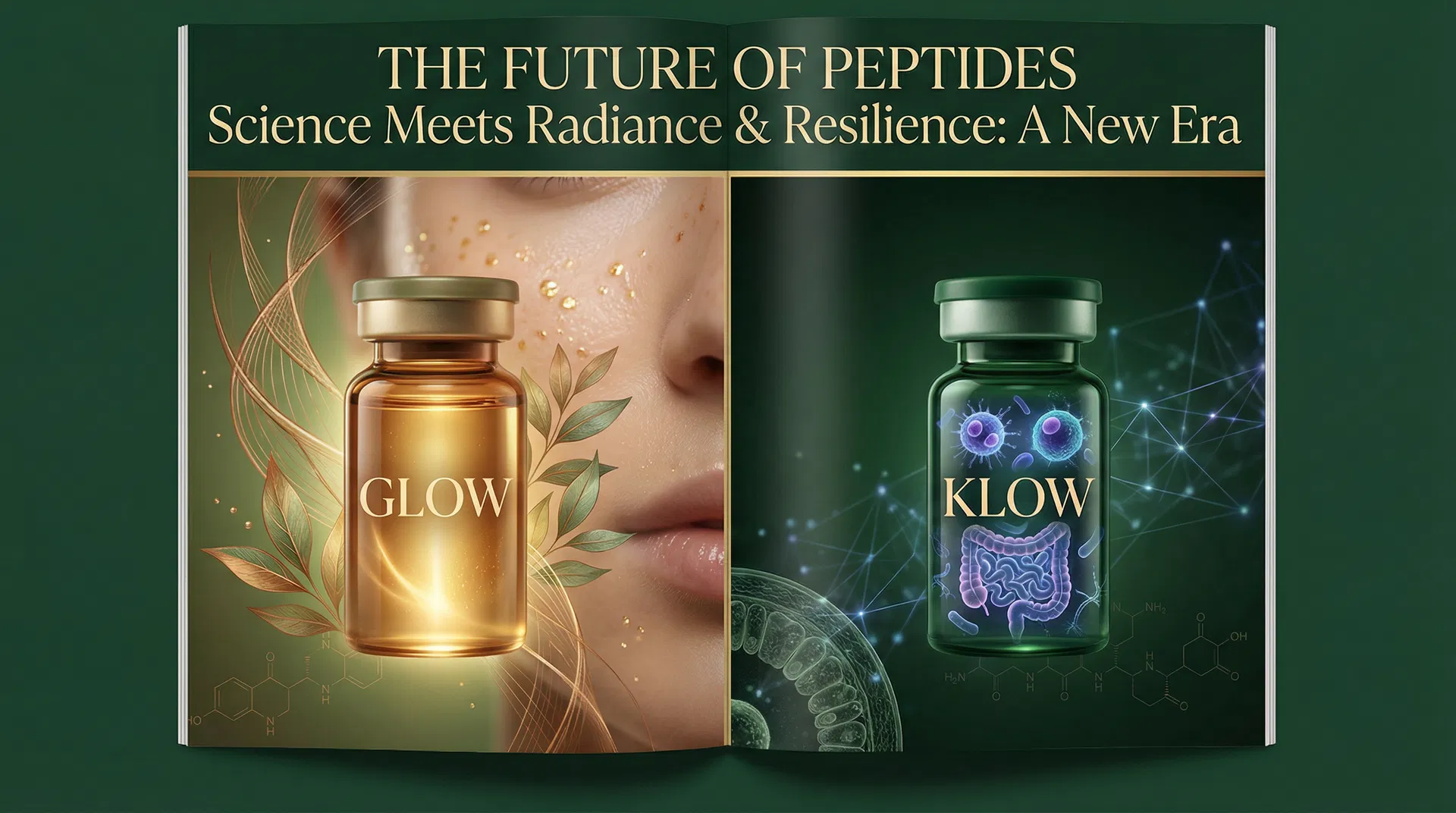 GLOW vs KLOW peptide blends comparison