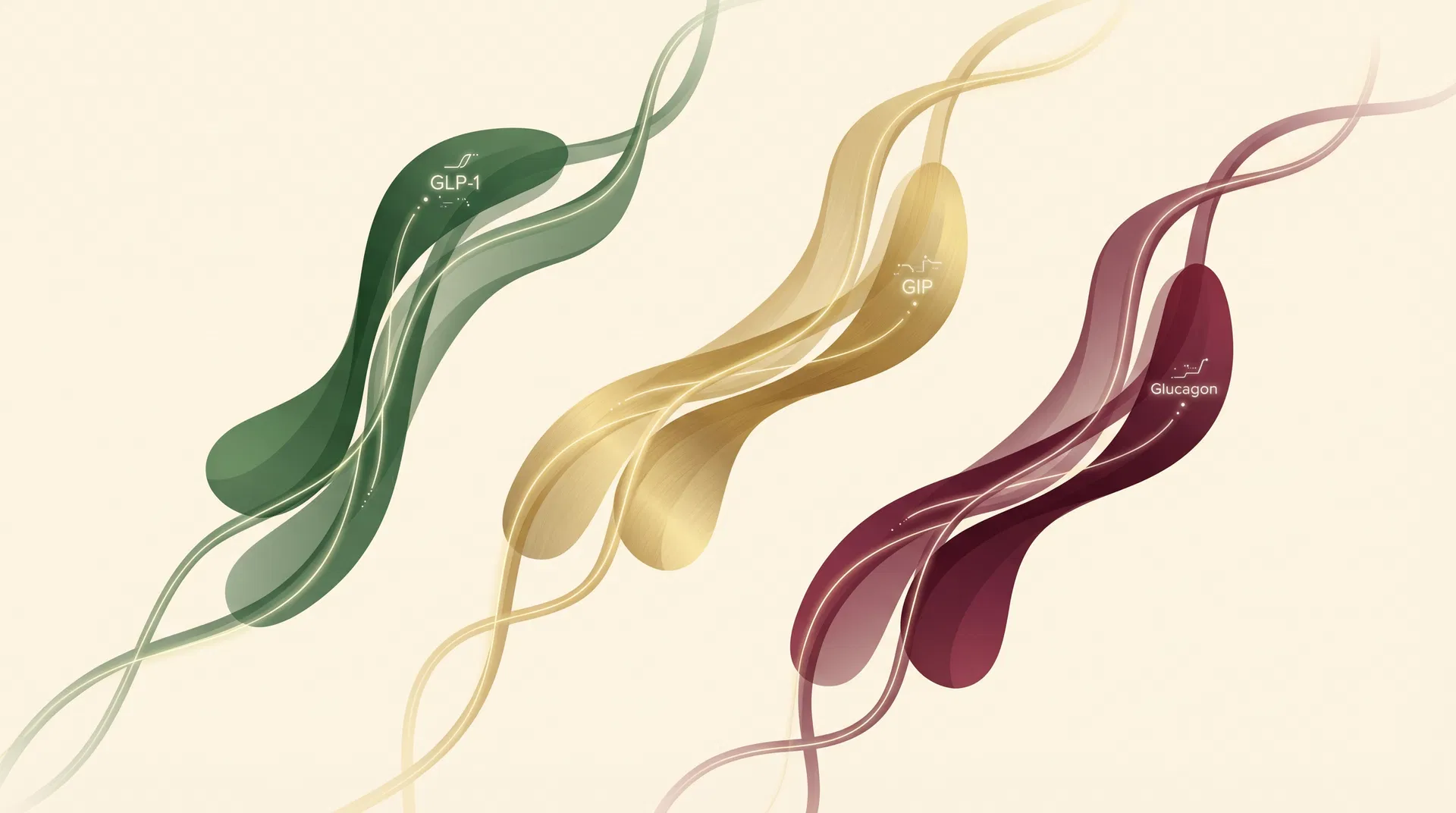 GLP-1 vs GIP vs Glucagon: What Each Receptor Actually Does